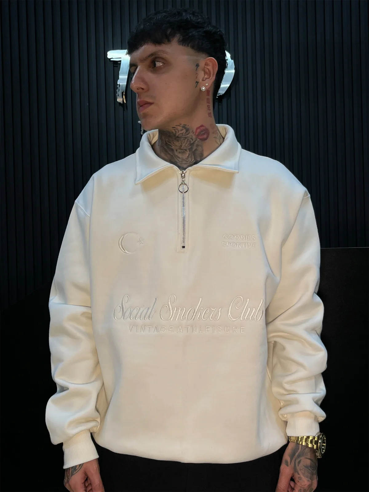 Hoodie Moon Regular Fit - Beige