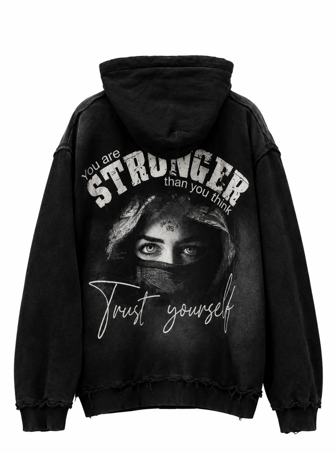 Hoodie Carbón Stronger